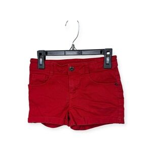 Crazy‎ 8 Girls Bold Red Kids Shorts Size 8
